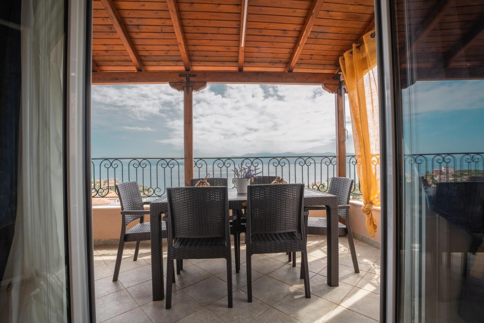 Persephone'S Dream View Villa Marathos  Exterior photo