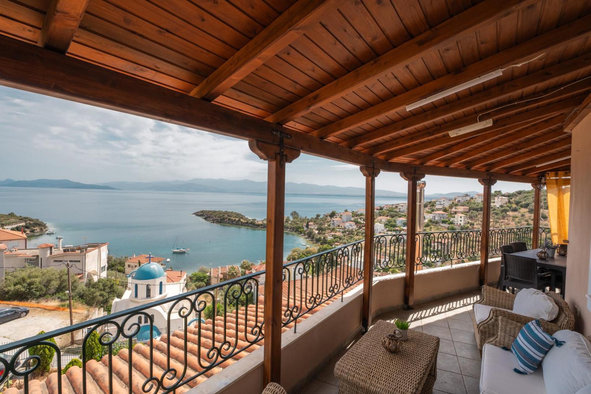 Persephone'S Dream View Villa Marathos  Exterior photo