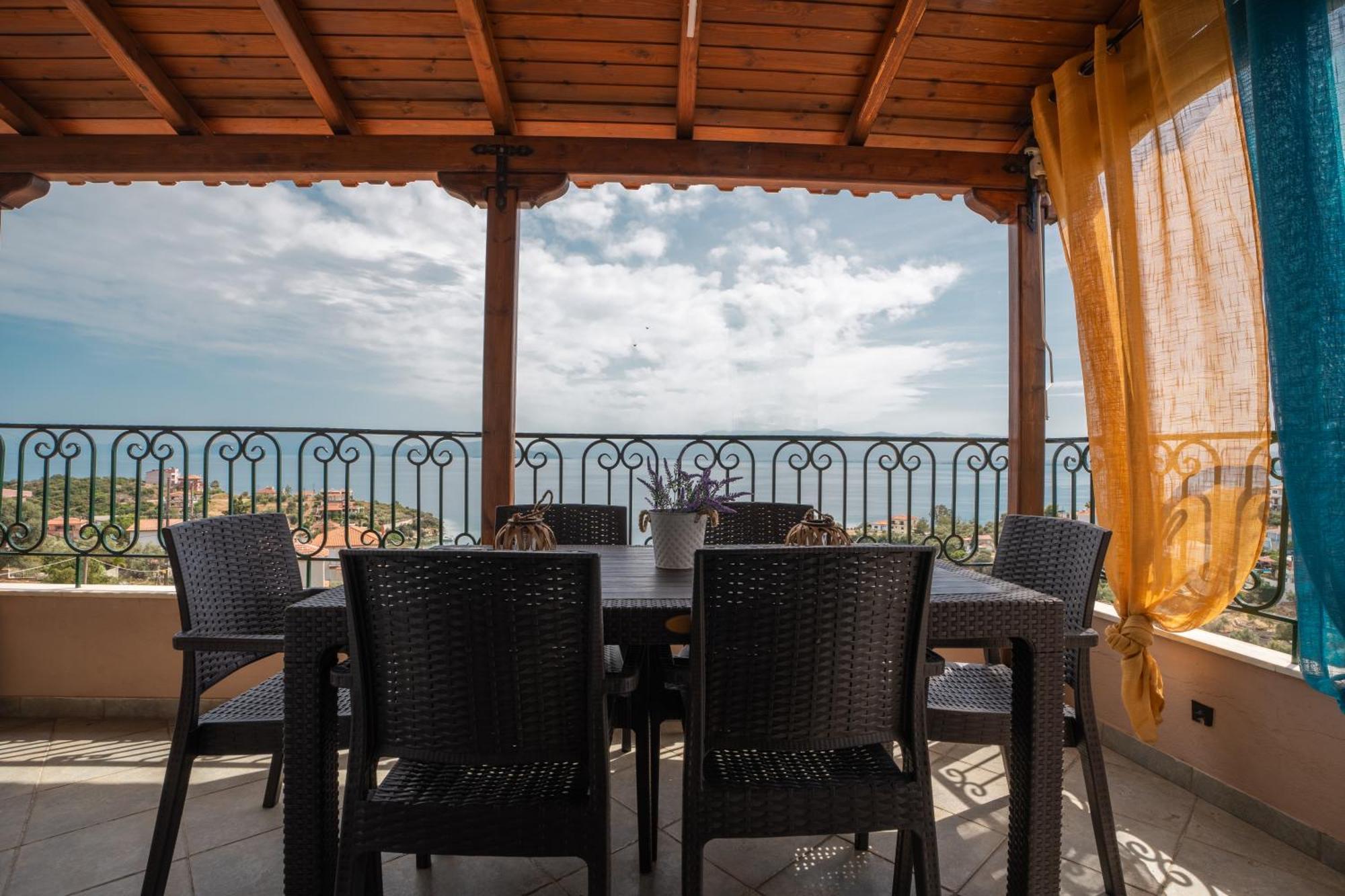 Persephone'S Dream View Villa Marathos  Exterior photo